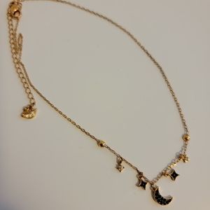 Swarovski moon necklace